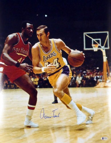 Jerry West Autographed Signed 16X20 Photo Los Angeles Lakers Beckett Beckett