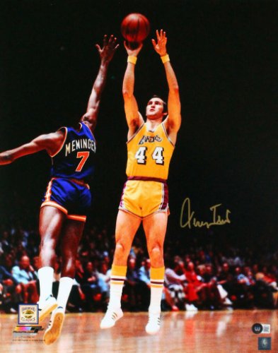 Jerry West Autographed Signed Los Angeles Lakers 16X20 Shot Pf Photo-Beckett W Hologram
