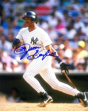 Jesse Barfield Autographed Signed New York Yankees 8x10 Photo #29 batting - Certified Authentic