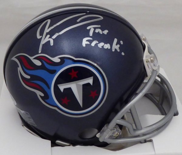 Jevon Kearse Autographed Signed Tennessee Titans Mini Helmet Beckett The Freak Beckett