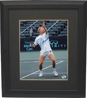 Jim Courier Autographed Signed 8x10 Deluxe Framed Photo - Certified Authentic