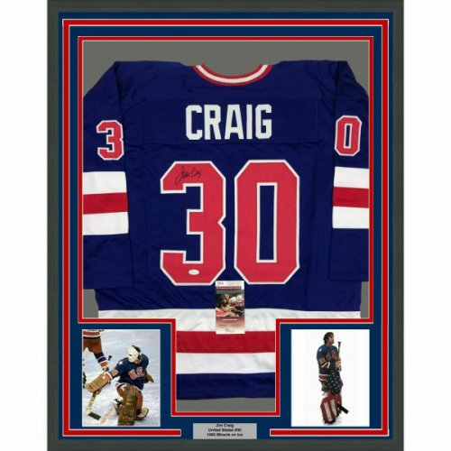 jim craig autographed jersey