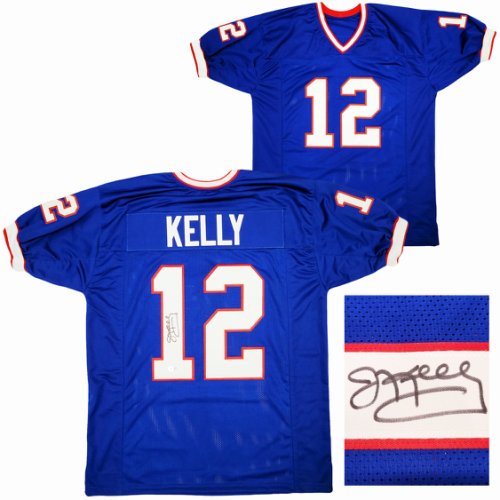 Jim Kelly Autographed Buffalo Bills Football NFL Jersey JSA – Meltzer Sports