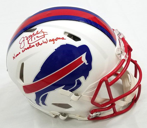 Buffalo Bills Team Greats Autographed Eclipse Black Speed Replica