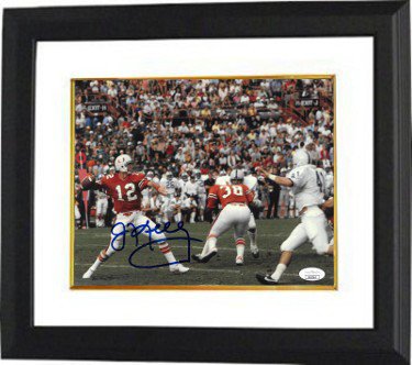 Jim Kelly Autographed Signed Miami Hurricanes 8x10 Photo Custom