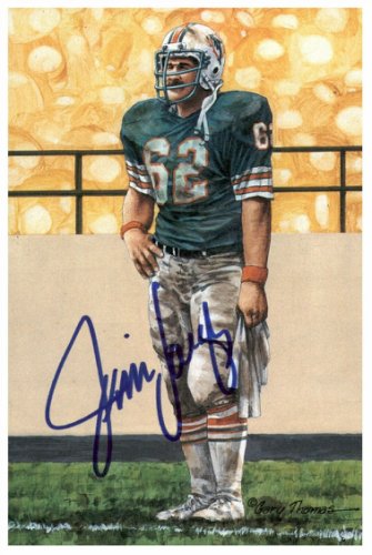 PSA DNA Authenticated COA Jim Kiick Autographed Hand Signed 11x14 Photo 1972 Miami Dolphins Larry Csonka 