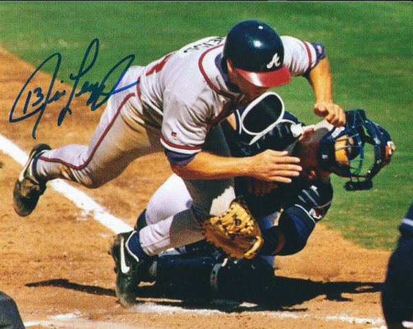 Autographed Jim Leyritz & Darryl Strawberry 8x10 New York Yankees