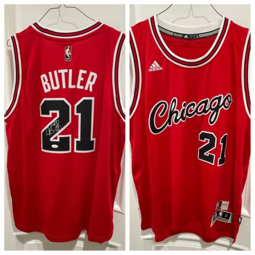 jimmy butler autographed jersey
