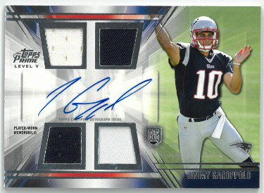 Jimmy Garoppolo Autographed Signed 2014 Topps Prime Level V