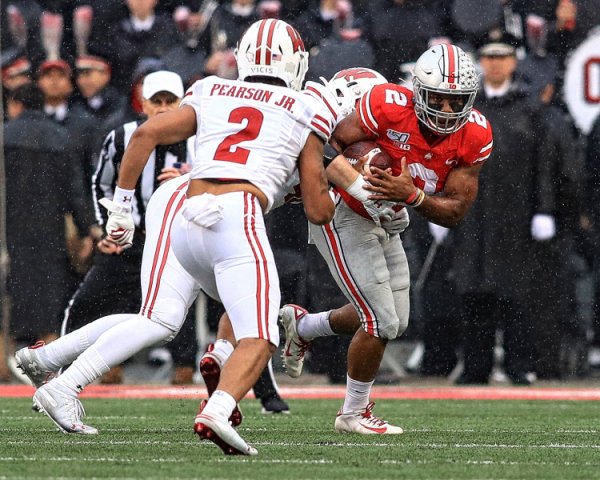 JK Dobbins Ohio State Buckeyes Licensed Unsigned Photo 30