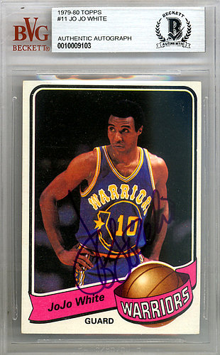 Jo Jo White Autographed Signed 1979 Topps Card 11 Golden State
