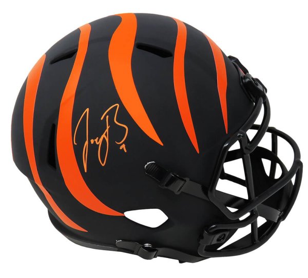 joe burrow signed helmet