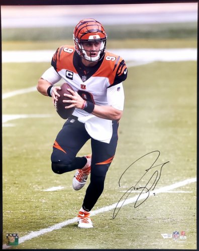 Framed Joe Burrow Cincinnati Bengals Autographed Orange Nike