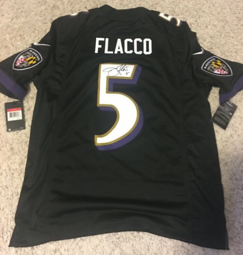 Joe flacco authentic jersey clearance