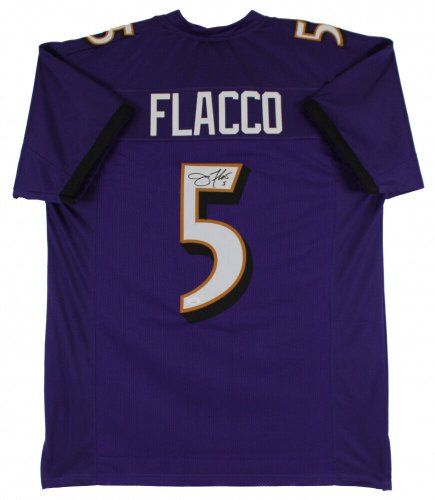 Joe Flacco Autographed Signed Baltimore Ravens Jersey (JSA COA) Super Bowl Xlvii Champion Qb