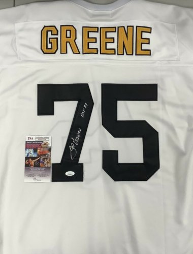 Joe Greene Signed GLAC Goal Line Art Card Steelers Autograph HOF 87 Inscr  JSA - NFL Autographed Football Cards at 's Sports Collectibles Store