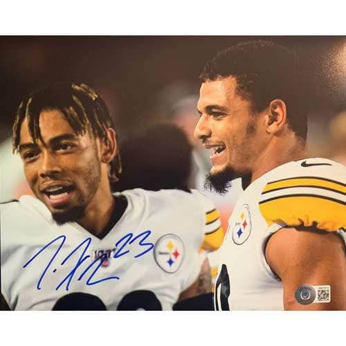 MINKAH FITZPATRICK AUTOGRAPH SIGNED BLACK PITTSBURGH STEELERS JERSEY W/ JSA