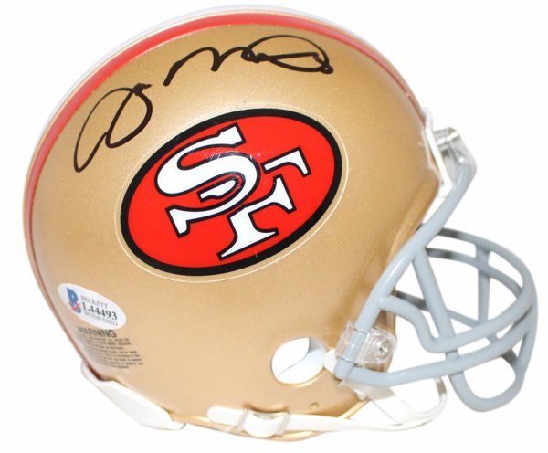 Joe Montana Autographed Football Memorabilia Nfl Merchandise