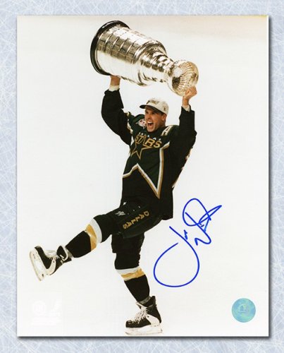 Joe Nieuwendyk New Jersey Devils Signed 2003 Stanley Cup Champions 8x10  Photo