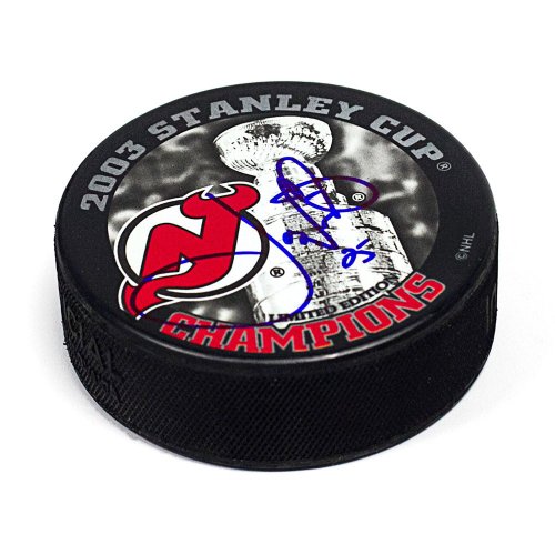 Joe Nieuwendyk New Jersey Devils Autographed Signed 2003 Stanley Cup Puck