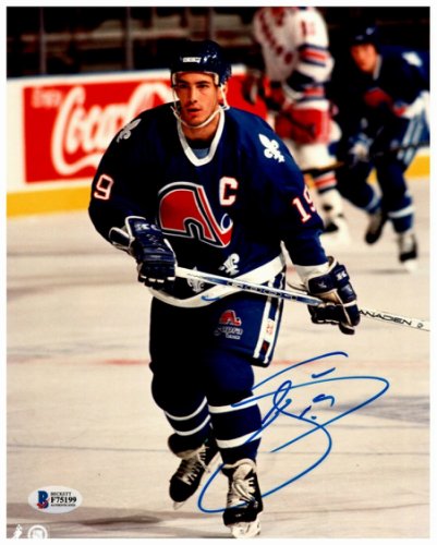 Joe Sakic Autographed Signed Quebec Nordiques 8X10 Photo Beckett COA