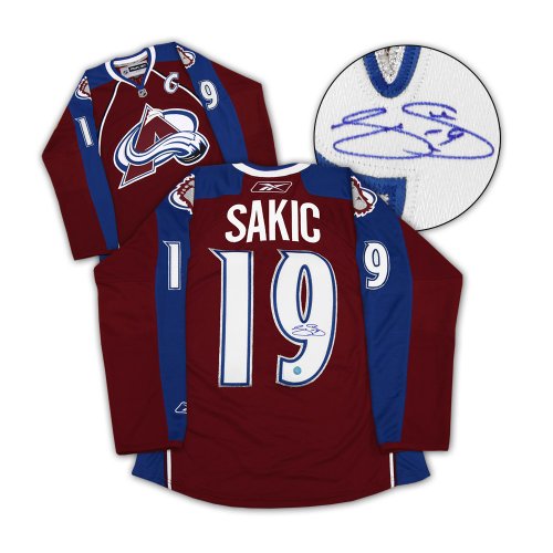 Joe Sakic Colorado Avalanche Autographed Signed Reebok Premier Hockey Jersey