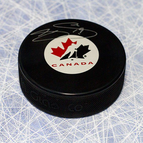 Joe Sakic Team Canada Autographed Signed Olympic Hockey Puck