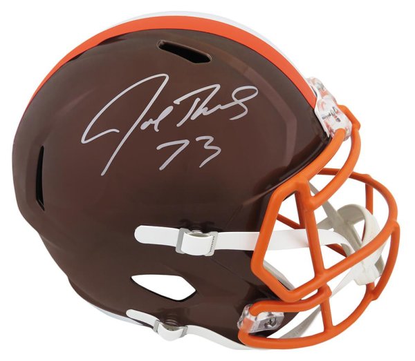 Joe Thomas Autographed Signed Cleveland Browns FLASH Riddell Full Size