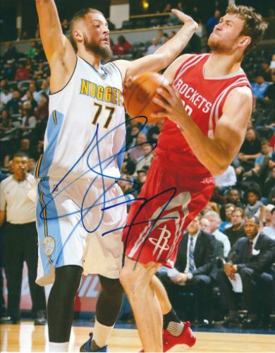 Joffrey Lauvergne Autographed Signed 8X10 Denver Nuggets Photo - Autographs