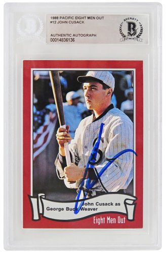 John Cusack Signed Eight Men Out White Sox Throwback Jersey