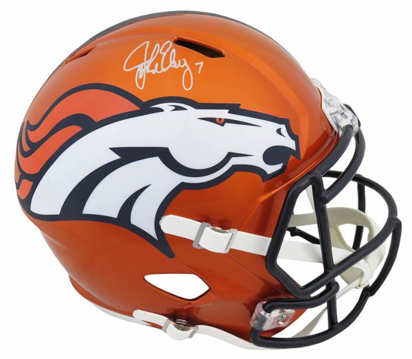 John Elway Autographed Duke Official NFL Football Denver Broncos UDA COA  Signed - Inscriptagraphs Memorabilia