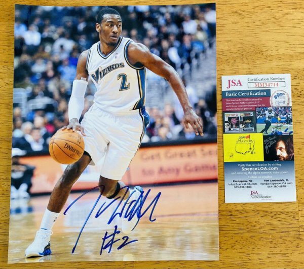 John Wall Autographed Memorabilia Signed Photo, Jersey, Collectibles