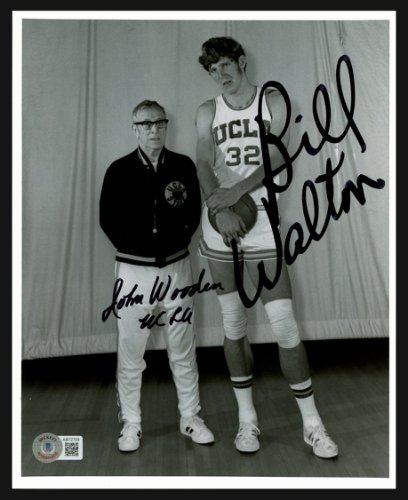 John Wooden Autographed Signed & Bill Walton 8X10 Photo UCLA Beckett Beckett