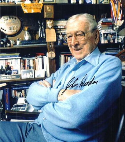 John Wooden Autographed Signed - UCLA Bruins 8X10 Photo - Autographs