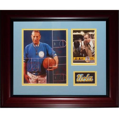 John Wooden Autographed Signed UCLA Bruins Deluxe Framed Tribute Piece