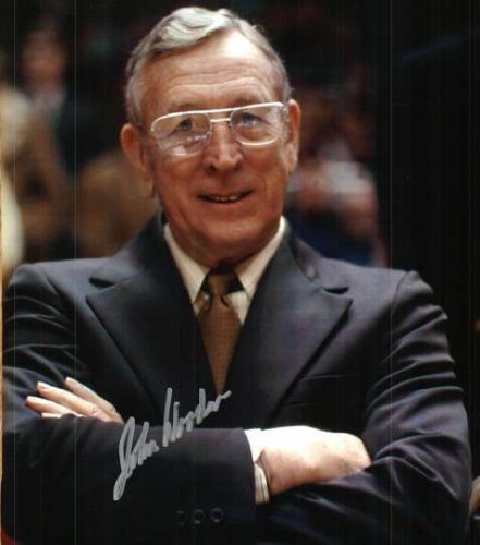 John Wooden Autographed Signed - UCLA Photo - Autographs