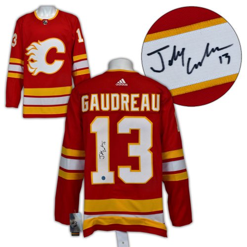 Signed johnny gaudreau jersey clearance