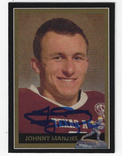 JOHNNY MANZIEL AUTOGRAPHED HAND SIGNED CUSTOM FRAMED TEXAS A&M JERSEY