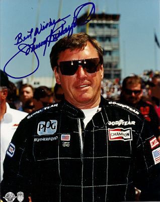 Johnny Rutherford Autographed Signed Auotgraphed - Indy Racing Photo - Autographs