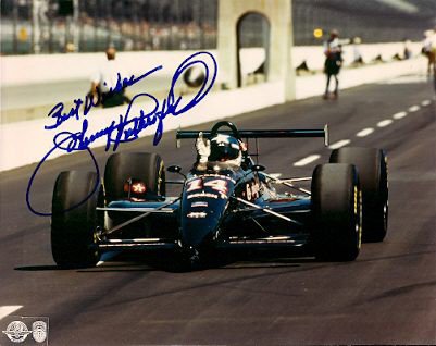 Johnny Rutherford Autographed Signed Auotgraphed - Indy Racing Photo - Autographs