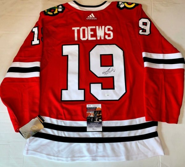 toews signed jersey