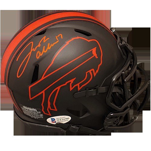 Josh Allen Autographed Signed Buffalo Bills (ECLIPSE Alternate) Mini