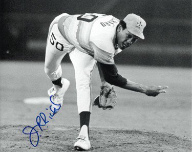 J. R. JR Richard Signed Autographed Framed Houston Astros 