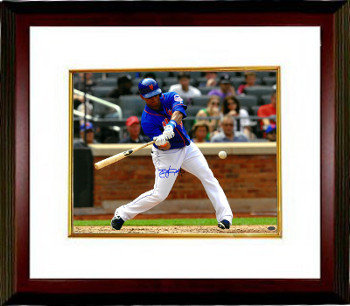 Juan Lagares Autographed Signed New York Mets 16x20 Photo #12 Custom Framing - Leaf Authentics