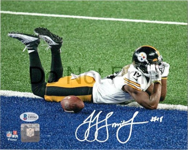 JUJU SMITH-SCHUSTER SIGNED AUTO PITTSBURGH STEELERS BUMBLEBEE JERSEY JSA