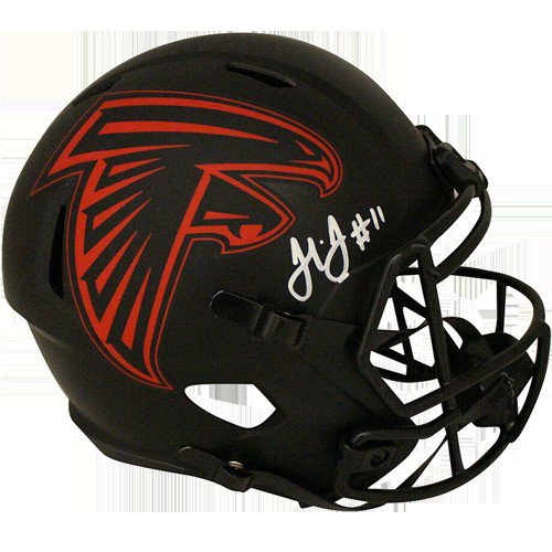 Julio Jones Autographed Signed Atlanta Falcons (Eclipse Alternate) Deluxe Full-Size Replica Helmet - Beckett
