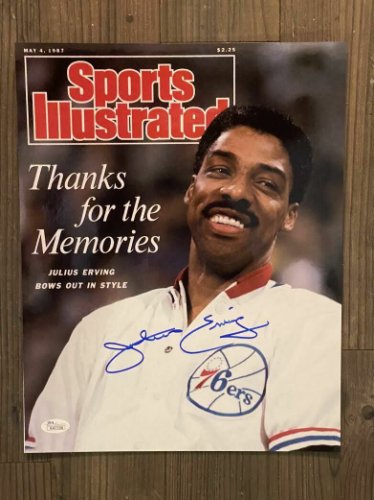 Julius Erving | Autographed Baketball Memorabilia & NBA Merchandise