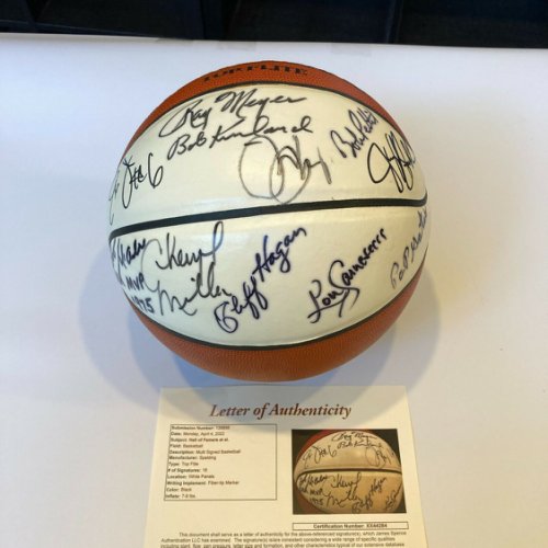Julius Erving Signed Autographed Aba Basketball Inscribed Dr J Tristar