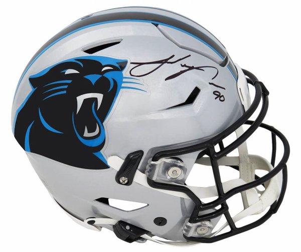 Carolina Panthers Autographed Full Size Helmets Signed Helmets