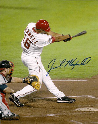 Justin Maxwell Autographed Signed Washington Nationals Photo